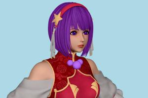 Athena Asamiya King Of Fighters, female, girl, woman, people, human, character